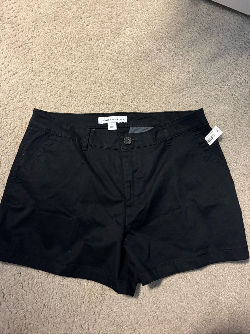 NWT black amazon shorts
